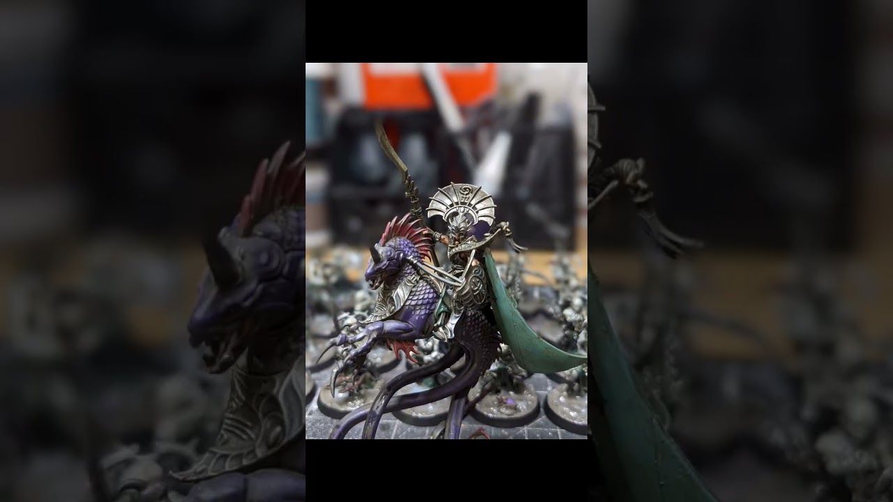 Idoneth Commission all done 🤘 #warhammer #ageofsigmar #idonethdeepkin #grimdark