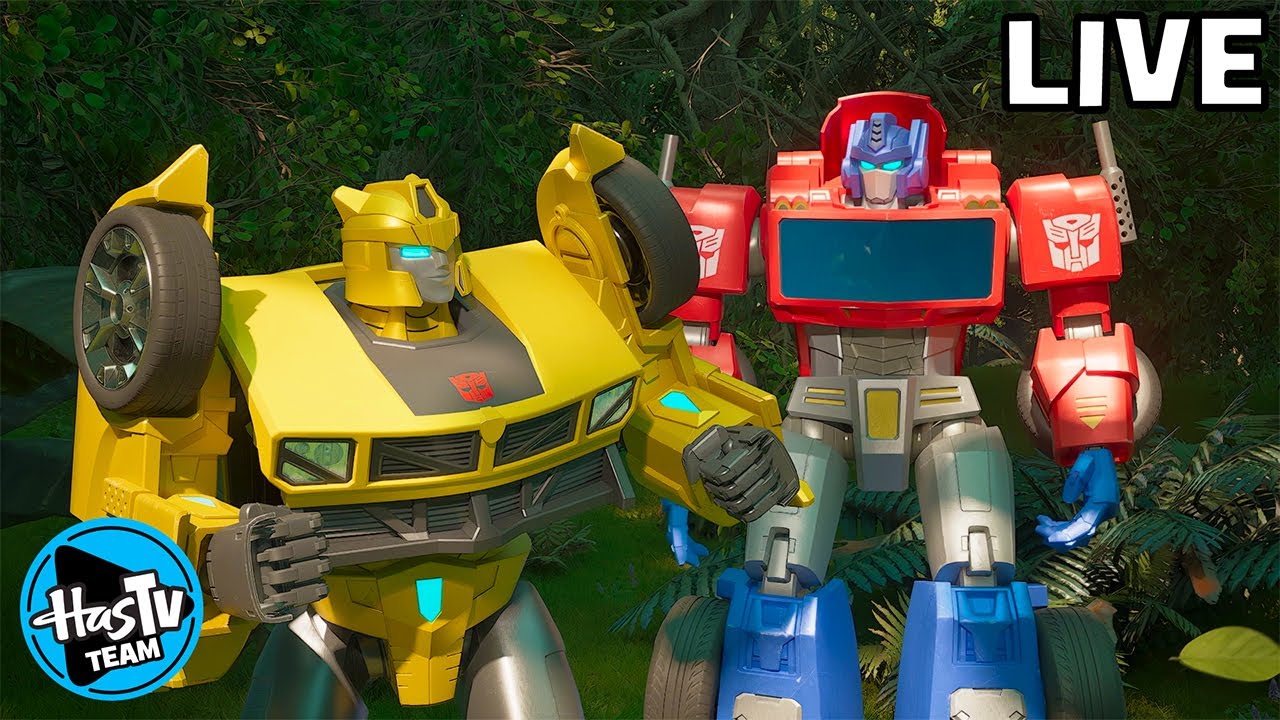 🔴 LIVE! ⚡️ Adventures with Optimus Prime and Bumblebee! 🤖 Transformers: CYBERWORLD 🔵 HasTV Team