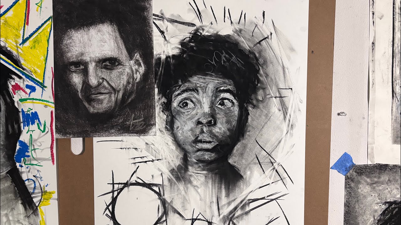 DRAWING PORTRAITS TUTORIAL Livestream - Full Walkthrough 