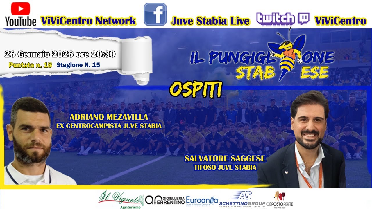 Il Pungiglione Stabiese Puntata n. 18 Stagione n.15 del 26-01-2026