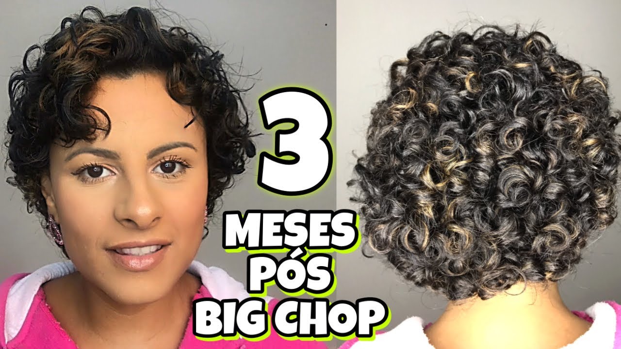 Meu cabelo pós 3 meses de BIG CHOP ! Já cortei e coloquei química de novo 😅