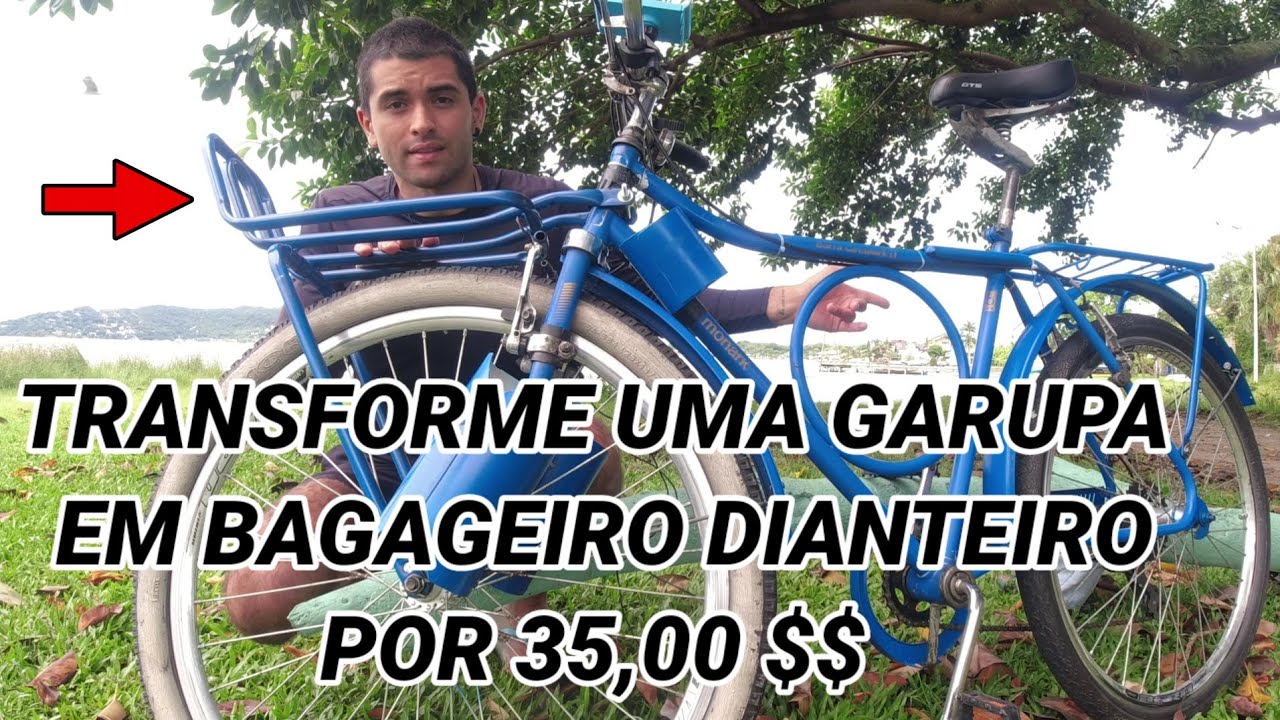 Cicloturismo EP 37- Como Usar Garupa Como Bagageiro Na Sua Bicicleta. #bicicleta #gambiarras