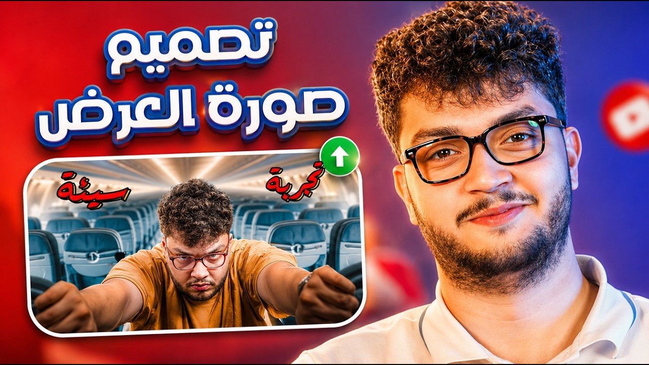 إتقان أساسيات تصميم صورة الغلاف في يوتيوب | أحمد أبو الرب🚀