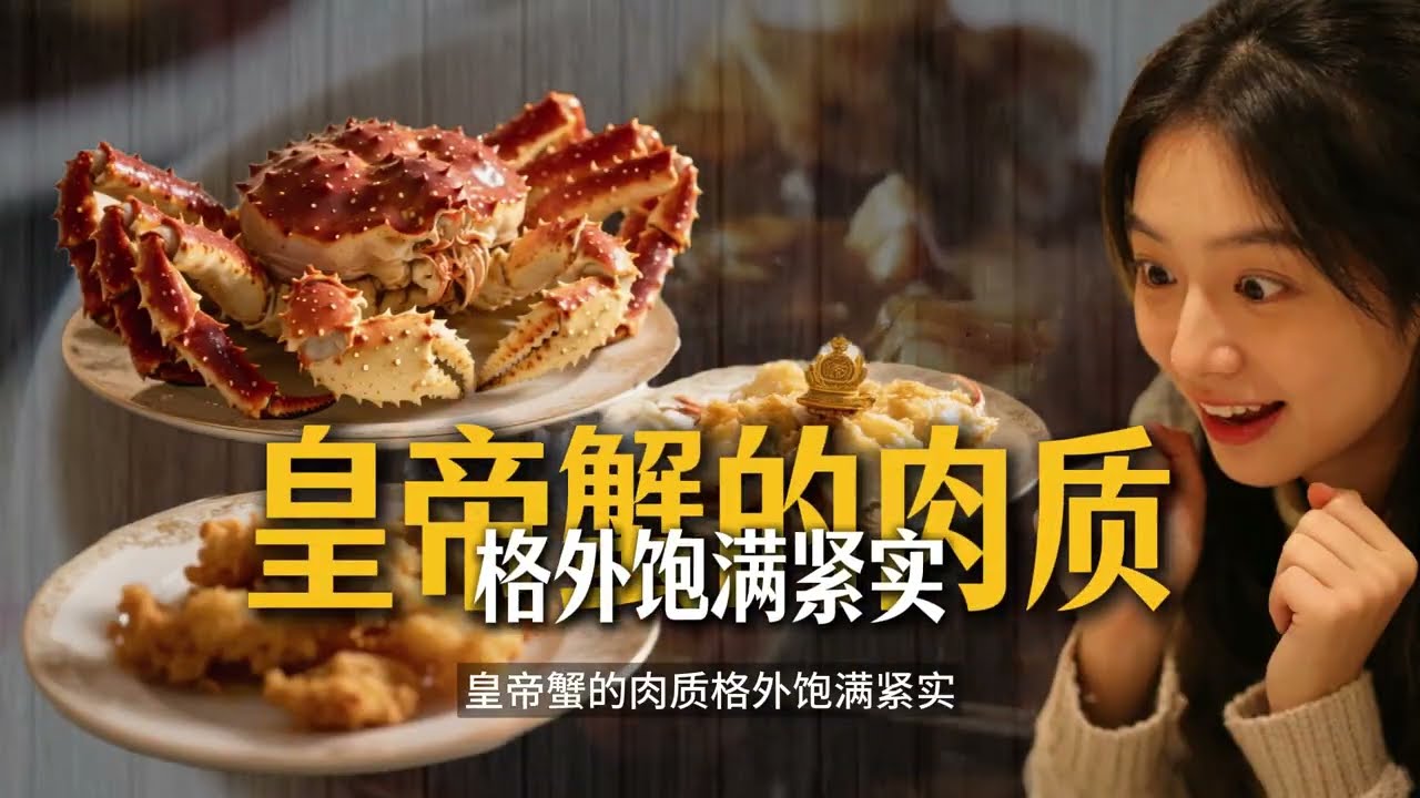 巨大拟滨蟹又称皇帝蟹，凭一己之力，拉高海鲜消费天花板#皇帝蟹#帝王蟹#海鲜#螃蟹#美食