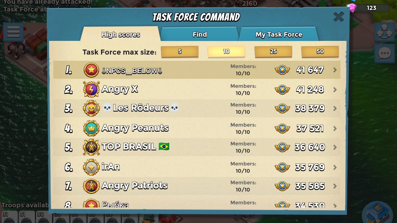 Boom Beach | 10 Man Duplexity 2160 | 