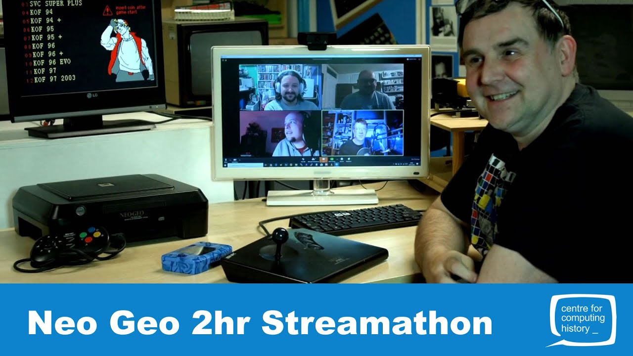 Twitch Streamathon - Live from the Museum - Neo Geo & Chat