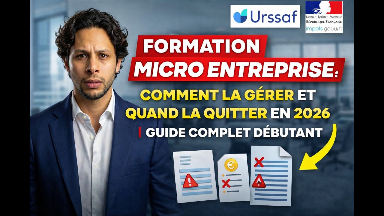 Formation Micro Entreprise: Comment la Gérer et Quand la Quitter en 2026 | Guide Complet Débutant