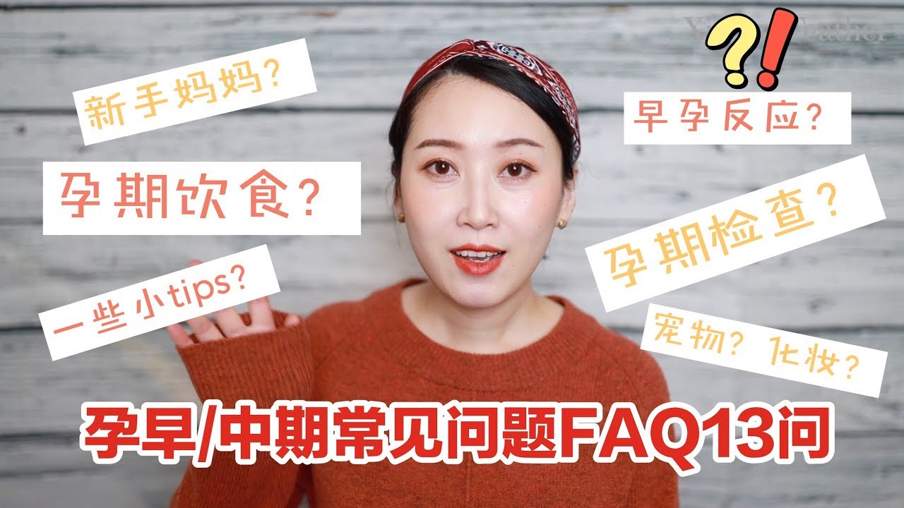 【怀孕】新手妈妈看过来！常见FAQ13问 孕早期中期检查/早孕反应/妊娠纹etc/ Pregnancy 101