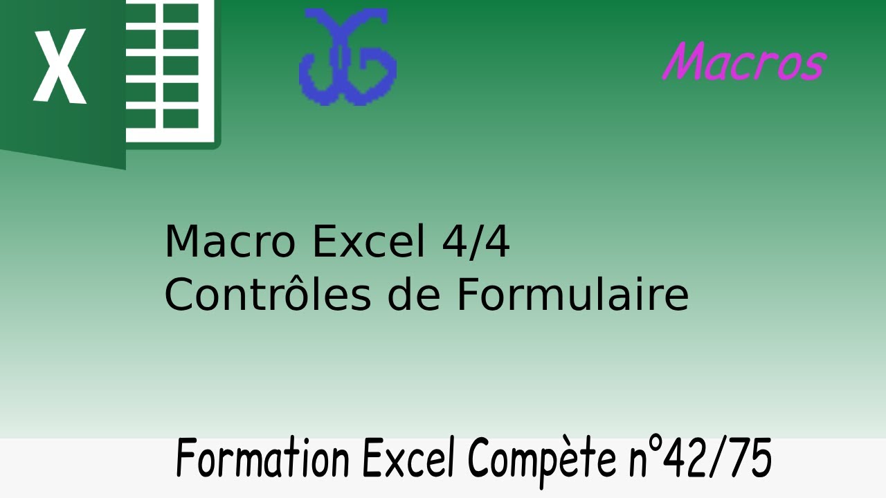Utiliser les contrôles de formulaire dans une feuille de calcul excel