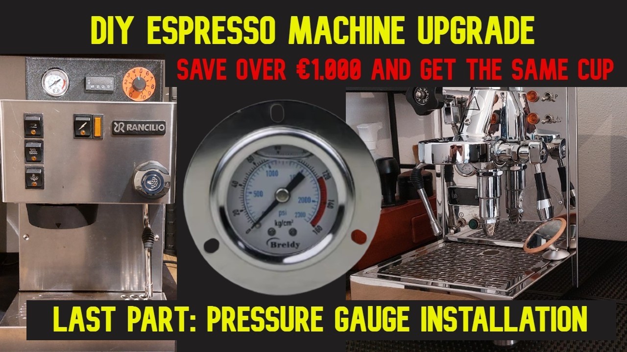 Turning a $350 Espresso Machine into a $1,500 Prosumer - Pressure Gauge Installation