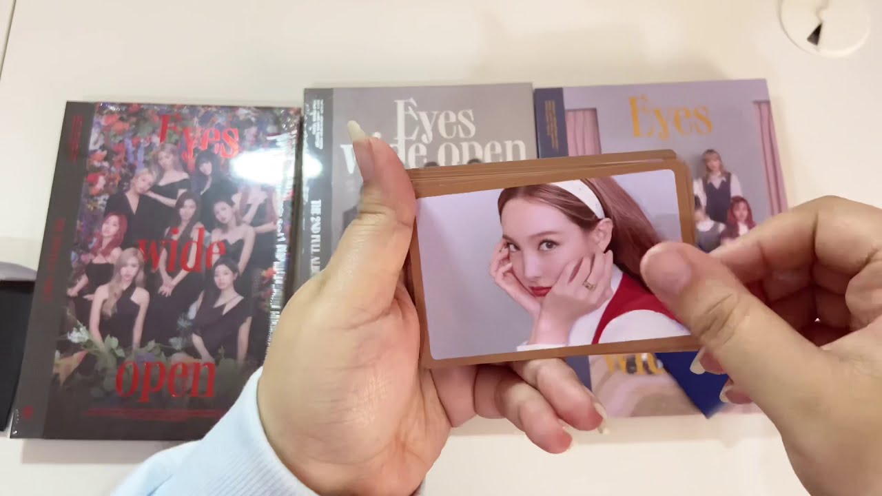 فتح البوم توايسTWICE eyes wide open كل النسخ