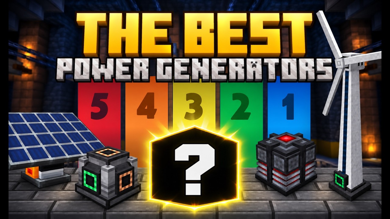 I Ranked the BEST Power Generators in Modded Minecraft | Mod Labs
