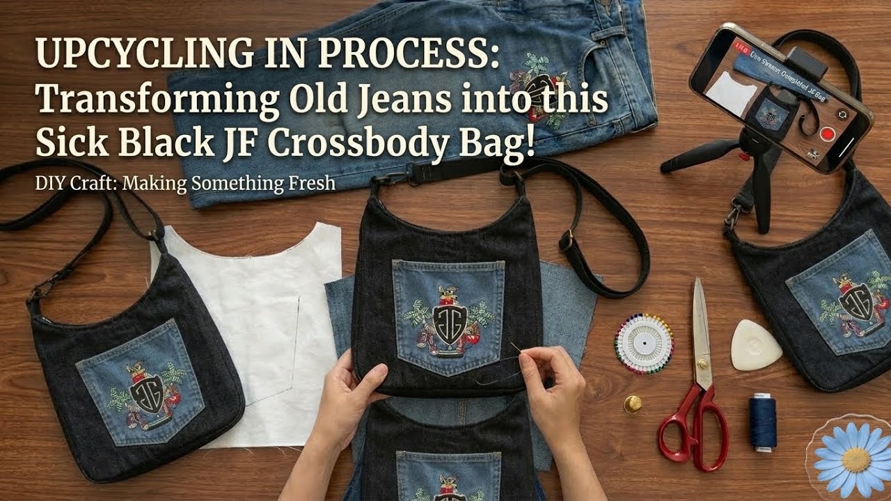 👖 Как сшить джинсовую сумку: настолько просто, что вам даже не понадобится выкройка!