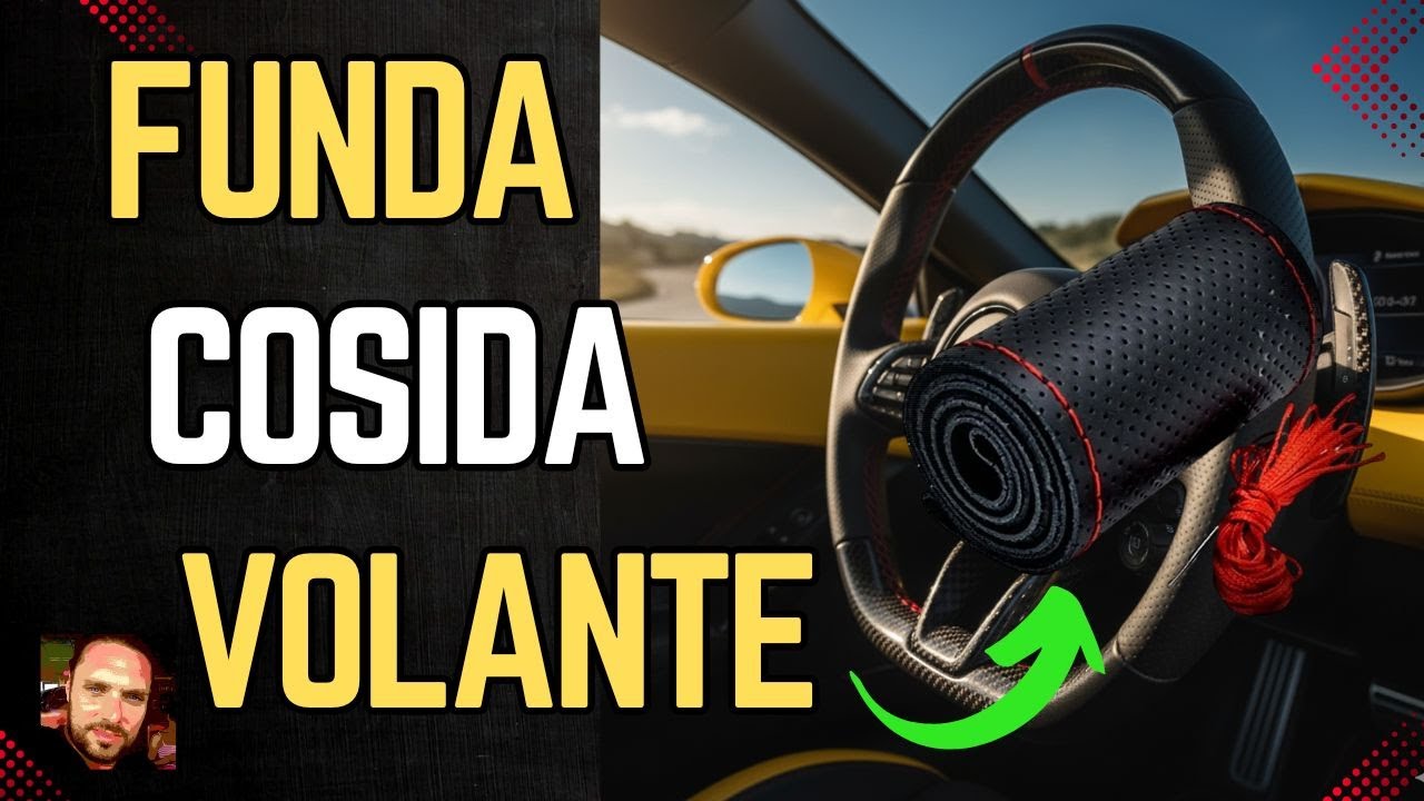 🤩🚗CÓMO COSER una FUNDA de VOLANTE ( Fácil y barato ).