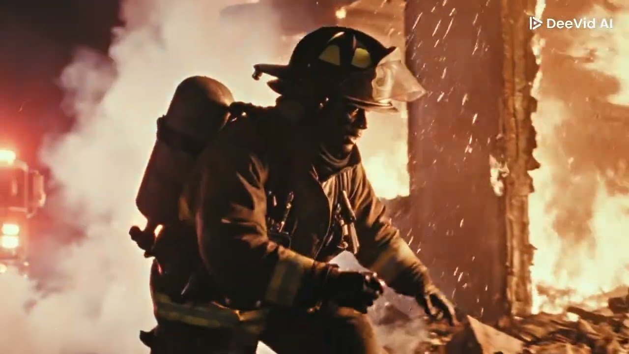 firefighter saves life of a little girl