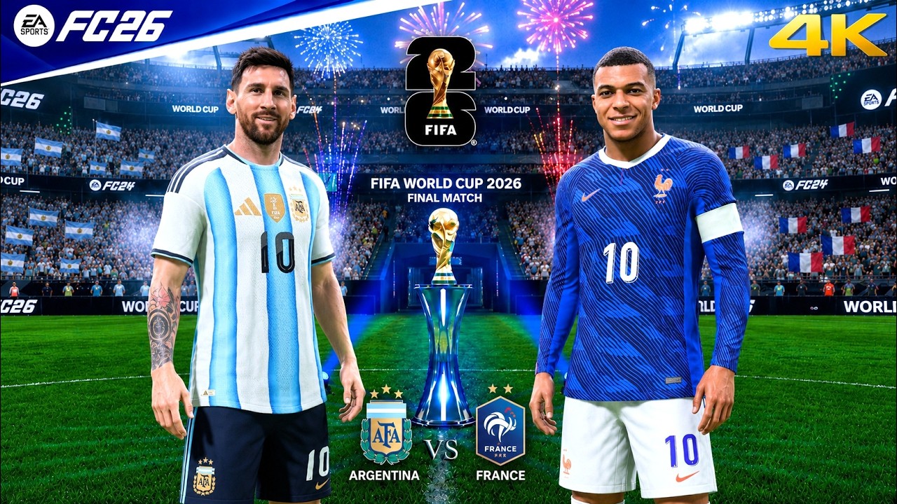 FC 26 &mdash; Аргентина против Франции &mdash; Чемпионат мира FIFA 2026, групповой этап &mdash; Месси против Мбаппе...