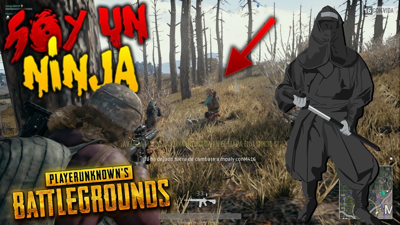 ¡SOY UN NINJA! ME CAMUFLO Y CASI SUENA CHOOOFF!! | PlayerUnknown's Battlegrounds (PUBG)