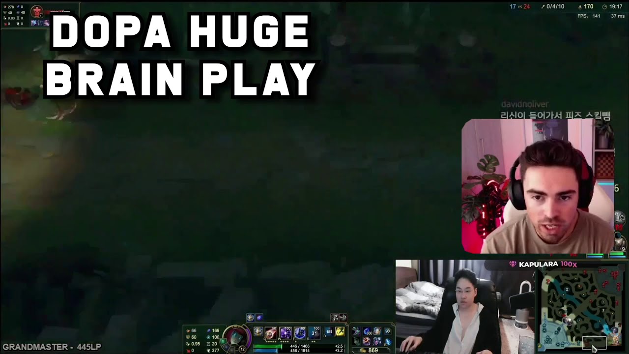 Dopa INSANE map awareness...