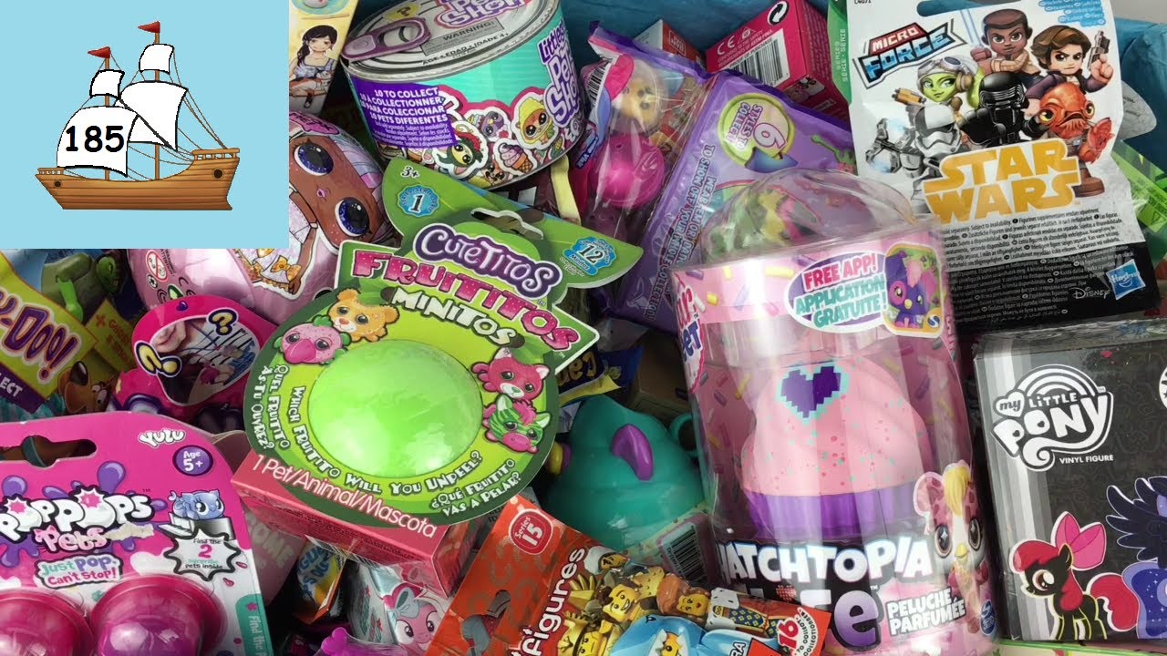 Blind Bag Ship #185 Cutetitos Fruititos Minitos Shopkins Cutie Tooties Playmobil Gudetama Unboxing