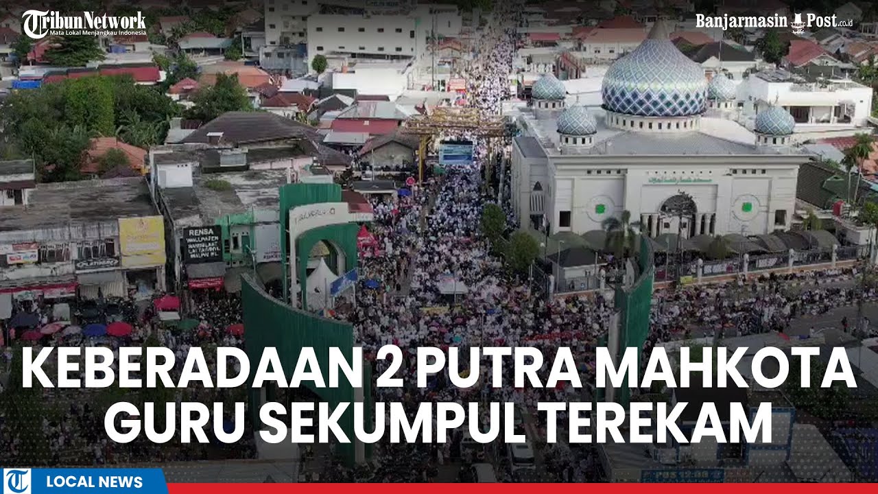 Keberadaan Amin dan Hafi Badali Saat Puncak Momen 5 Rajab, 2 Putra Mahkota Guru Sekumpul Terekam