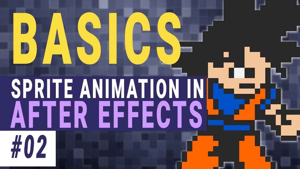 Sprite Animation in AE - Basics [#02] Background Scene Setup (1/2)
