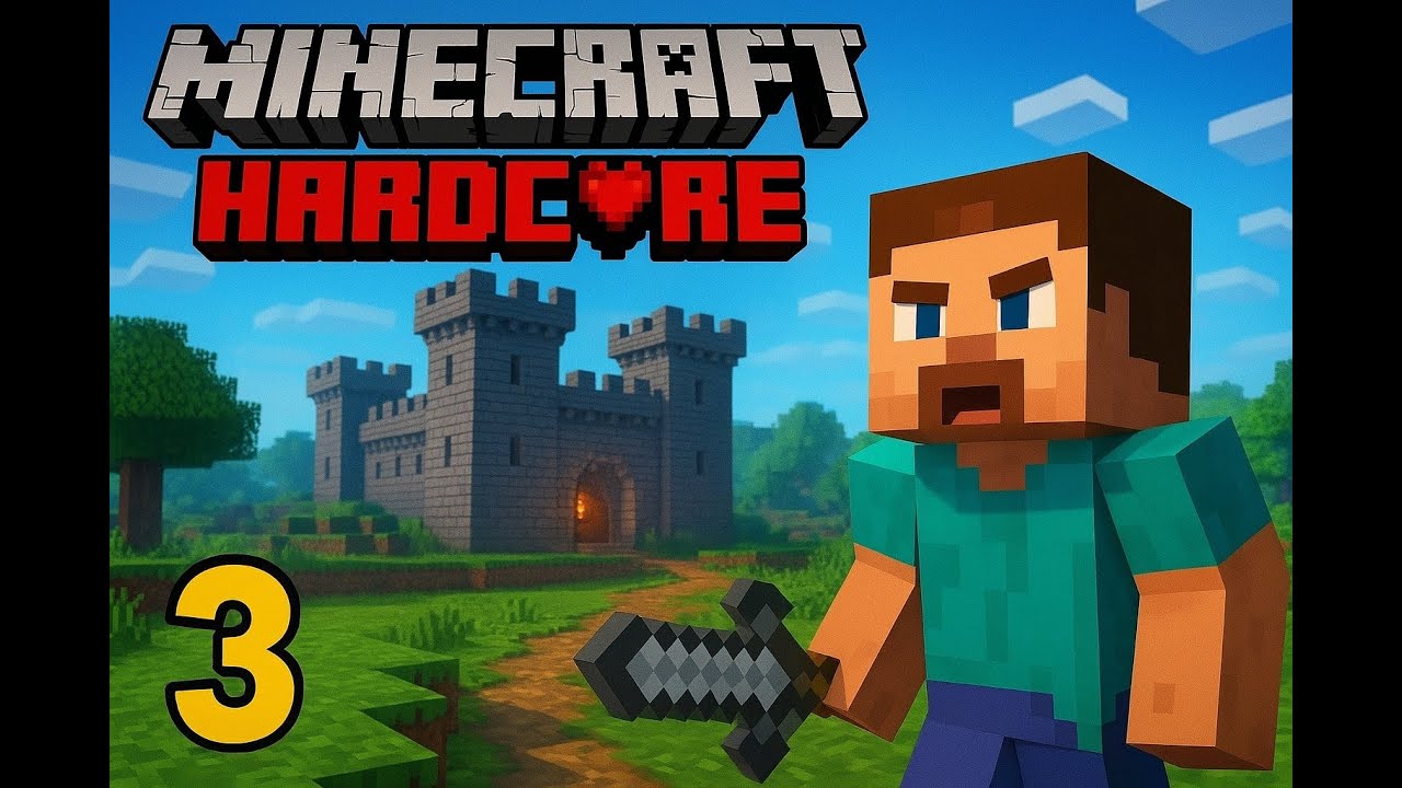 suggest a title for the same video!!Hardcore Minecraft Episode 3