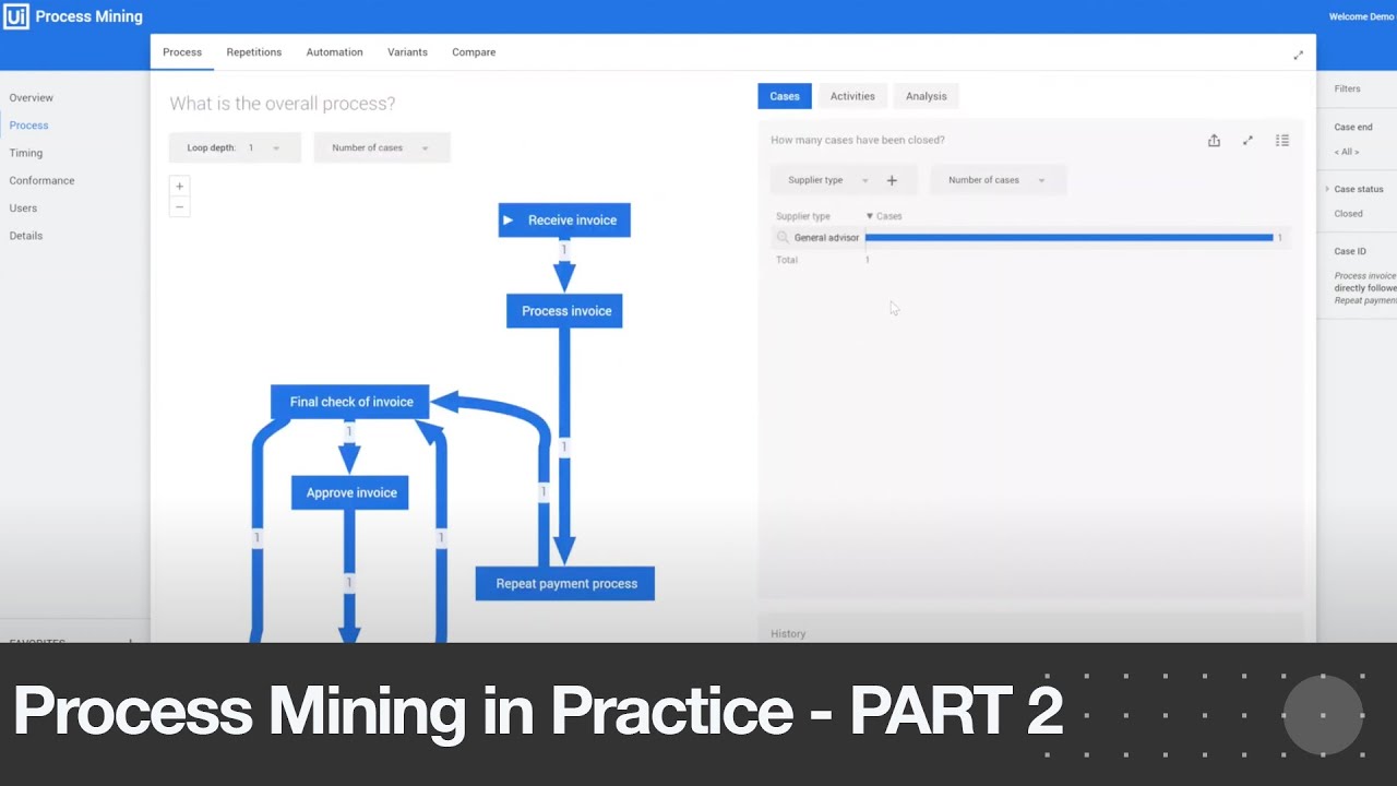 How to Analyze a Process for Higher Efficiency with UiPath Process Mining