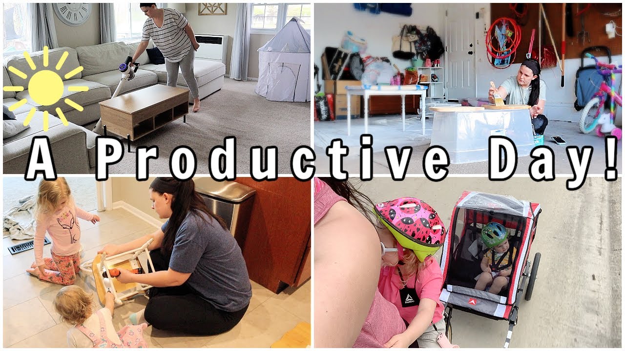 SPEND A DAY WITH US! Starting A New Project | Stay At Home Mom DITL