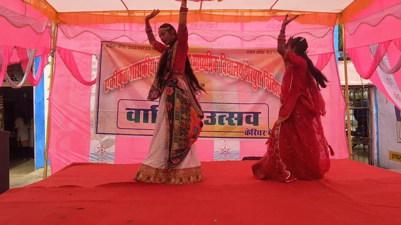 “राजस्थानी लोक नृत्य की झलक ✨| Student Farewell Dance”Dance performance by student Rajasthani Dance