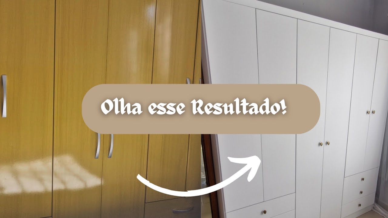 Faça vc mesmo / Envelopamento no Guarda Roupa