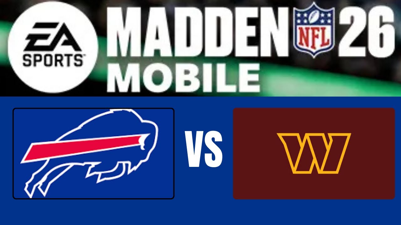 Madden NFL 26 Mobile Gameplay: Buffalo Bills vs Washington Commanders