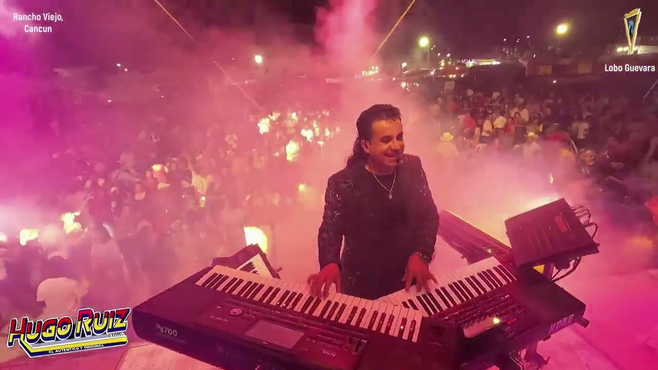 🎶La Guitarra y la mujer Hugo Ruiz el bebe de los teclados En vivo 2024 Cumbias viejitas pero bonitas