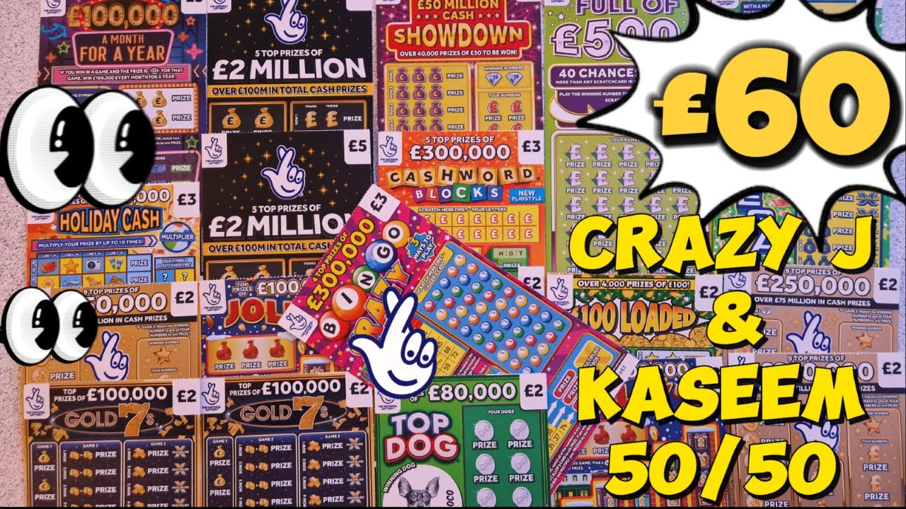 £60 WORTH UK LOTTO SCRATCHCARDS #scratch #crazy