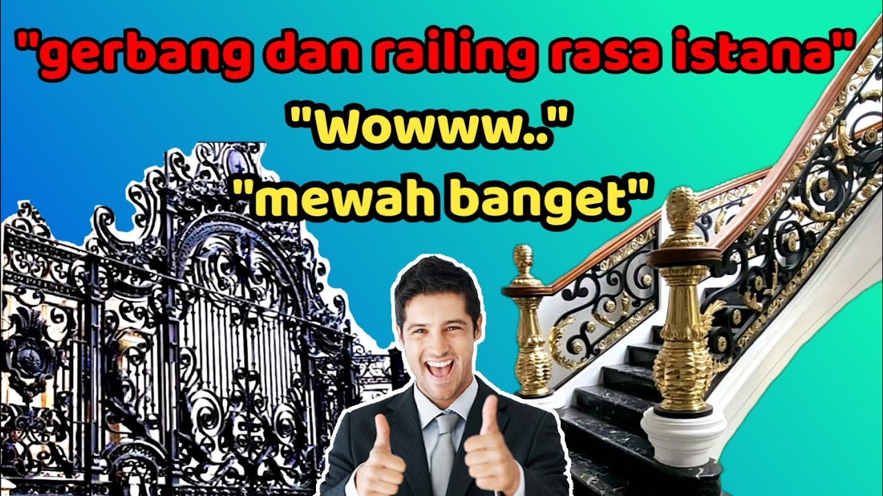 The Real Rumah Sultan Pondok Indah: Perpaduan Gerbang dan Railing Tempa Mewah