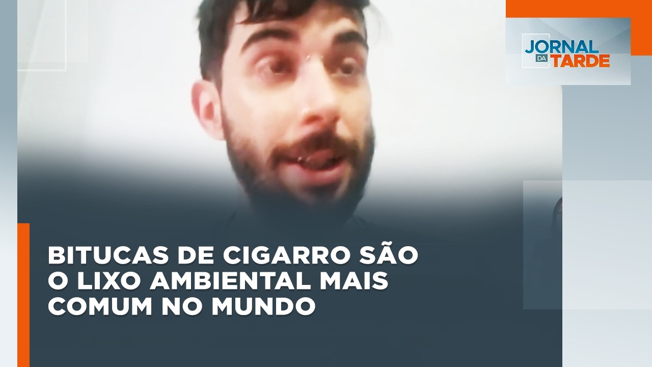 Bitucas de cigarro são o lixo ambiental mais comum no mundo