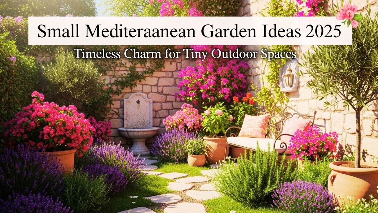 10 Small Mediterranean Garden Ideas 2025 🌸 | Timeless Charm for Tiny Outdoor Spaces