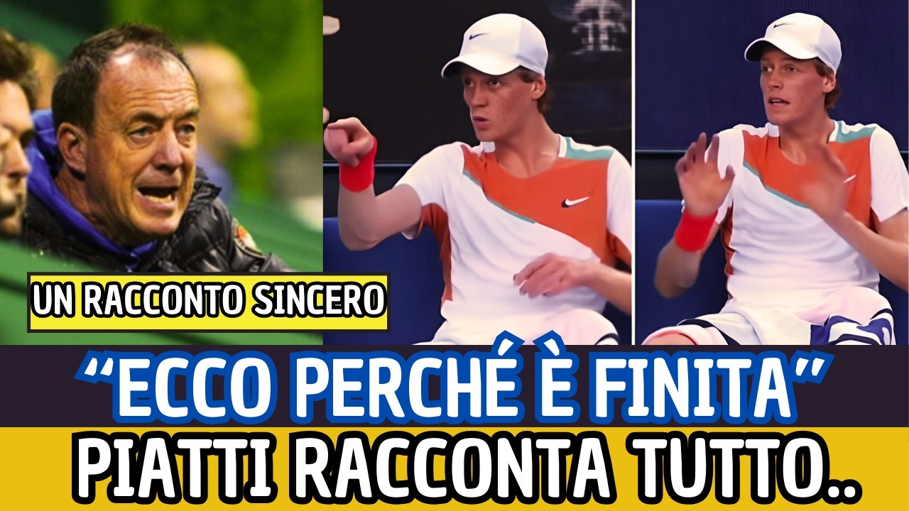 Riccardo Piatti rompe il silenzio su Sinner: ecco perch&eacute; mi ha lasciato