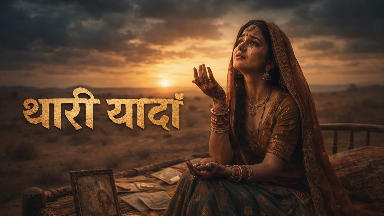 थारी यादां 😥😭 । राजस्थानी दुःख भरा गीत। Rajasthan Melody 