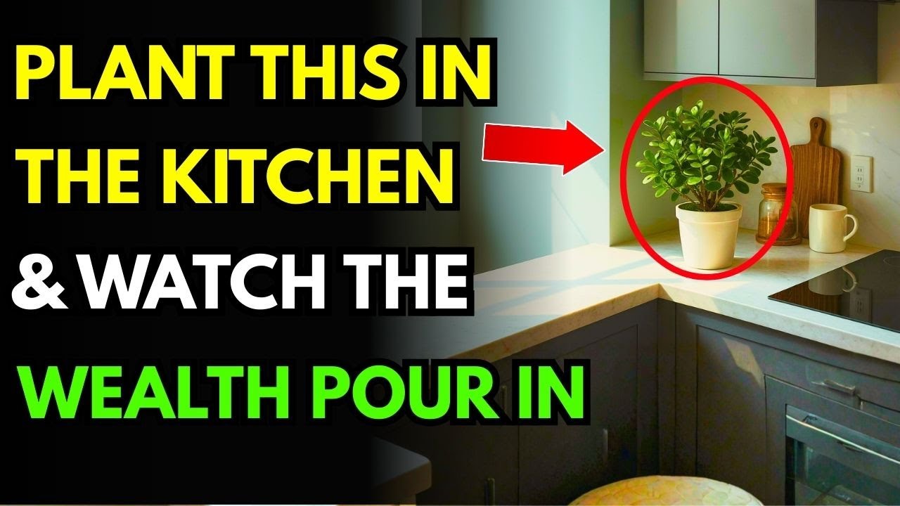 Put This One Plant in Your Kitchen — Wealth Will Pour In Nonstop and Never Dry Up