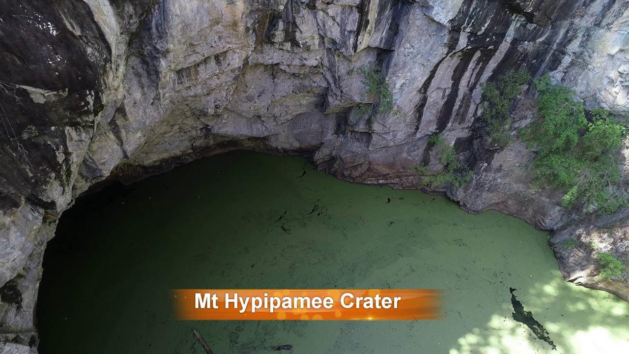 Atherton Tablelands in North Queensland  - Drone view of some of the waterfalls