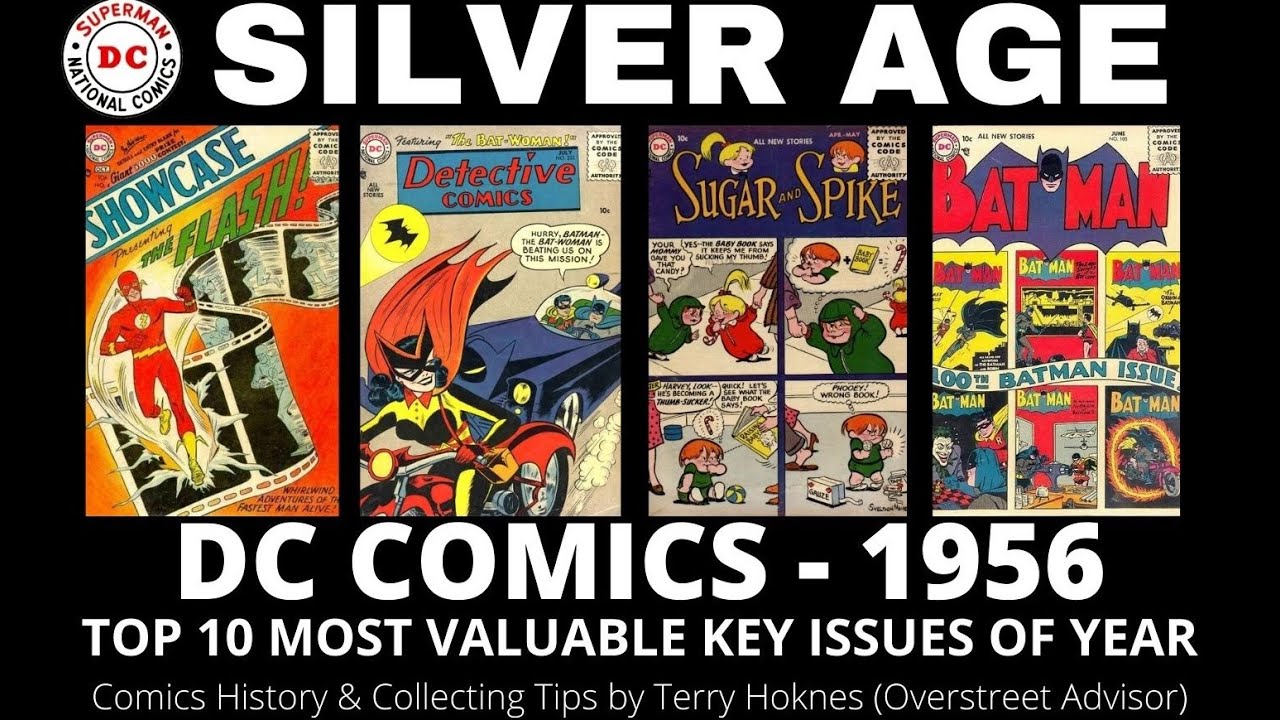 SILVER AGE DC Comics 1956 Top 10 Most Valuable key issues comic book investing Showcase 4 Flash
