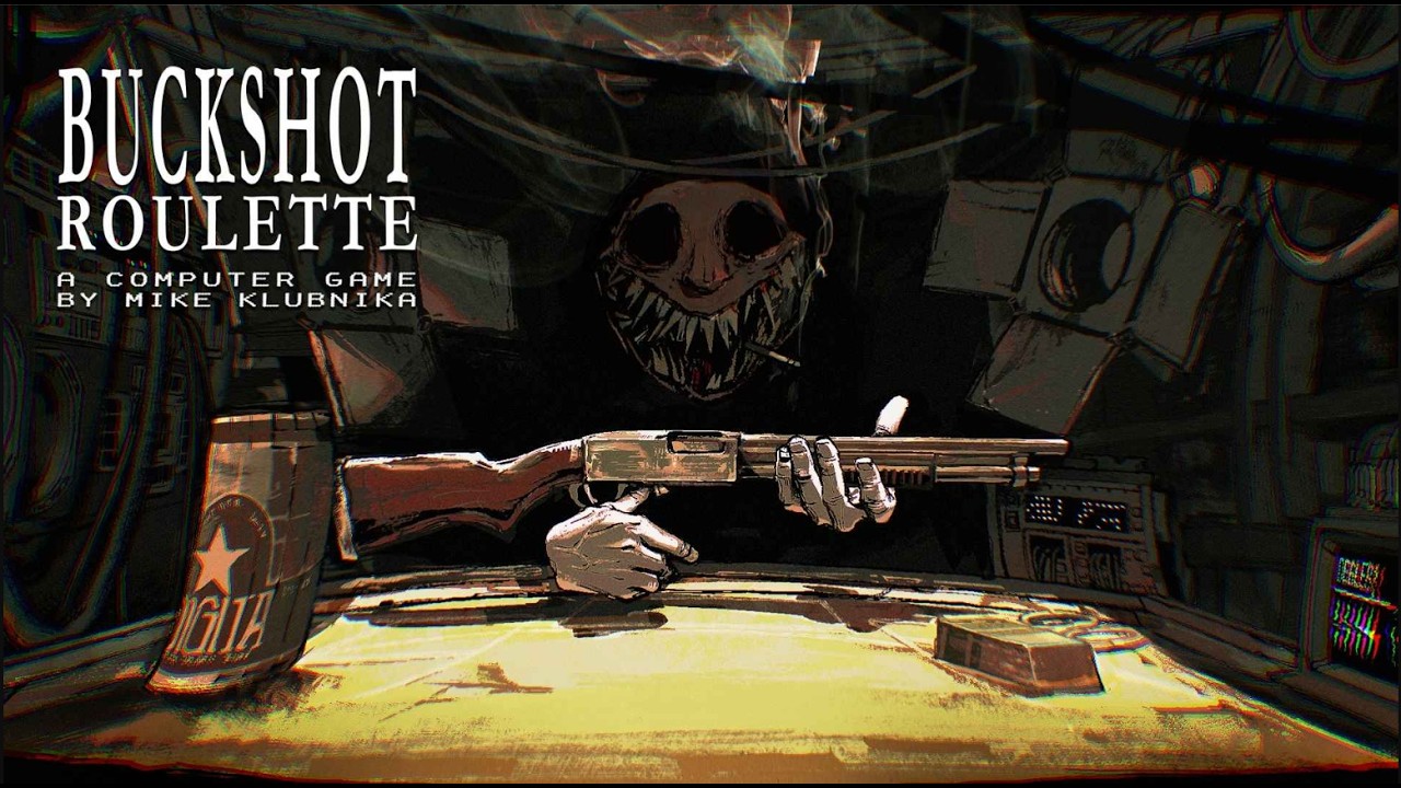BUCKSHOT ROULETTE! HORROR BEST GAME EVER! FULL GAMEPLAY by MKK GAMES