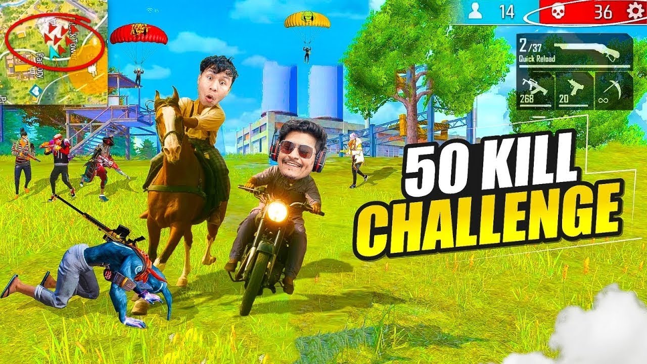 50 KILLS CHALLENGE IN FREEFIRE 😨 FREEFIRE NEW GAMEPLAY VIDEO🙌 FREEFIRE GRANDMASTER LOBBY #freefire 