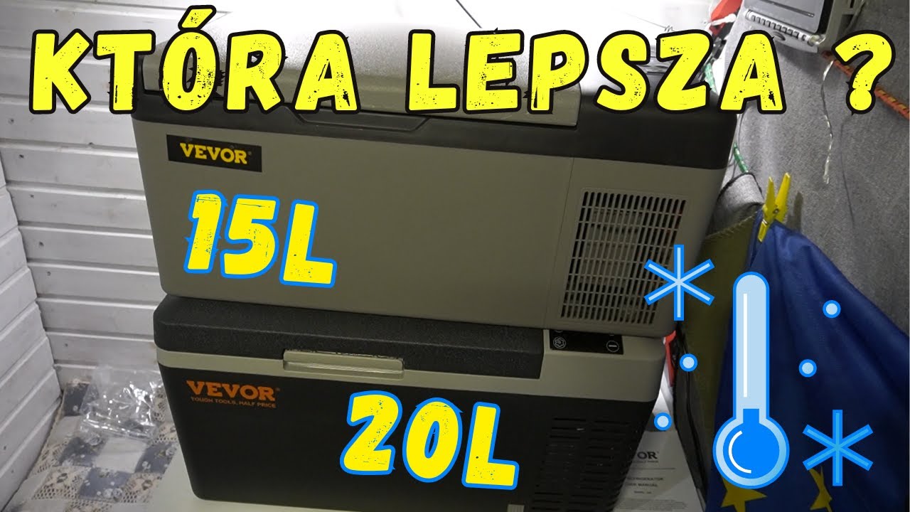 Trzy lodówki w kamperze ? Vevor J20 (20L, kompresor, 12V)