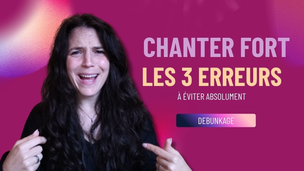 3 erreurs à éviter absolument pour gagner en puissance vocale (sans se fatiguer)