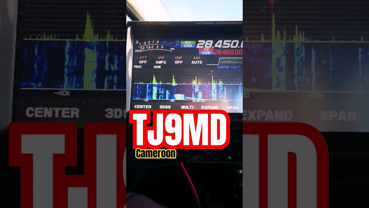 * TJ9MD * Great signal into Scotland from Cameroon. 😁 #hamradio #livestream #live #shorts