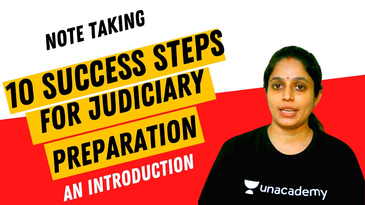 10 success steps for Judiciary Preparation and Note taking l Aparna Bhat