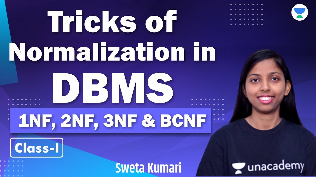 Tricks of Normalization in DBMS 1NF, 2NF, 3NF & BCNF | Sweta Kumari