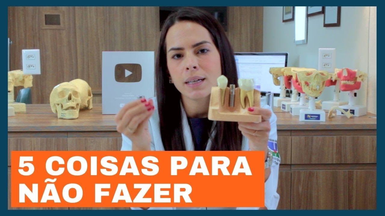 5 coisas que você NÃO deve fazer após extrair um dente - dra Ana Cecília