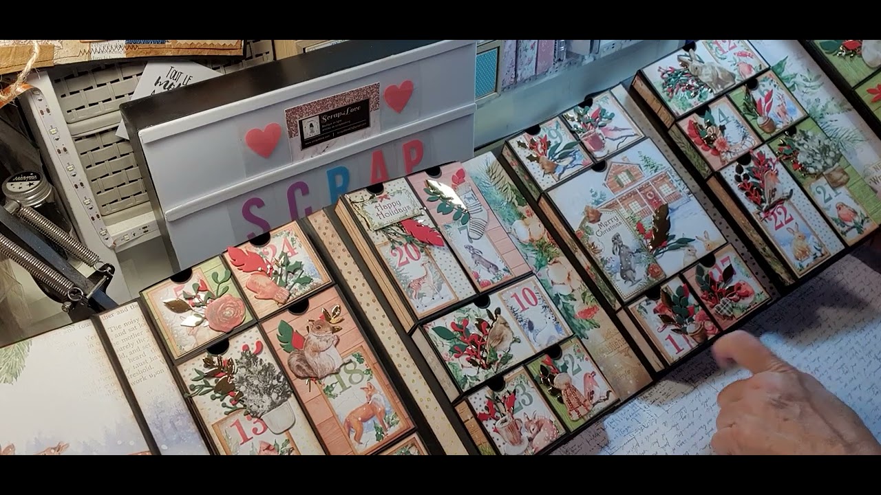 TUTO CALENDRIER DE L AVENT - PRÉSENTATION FINALE - HOME FOR THE HOLIDAYS